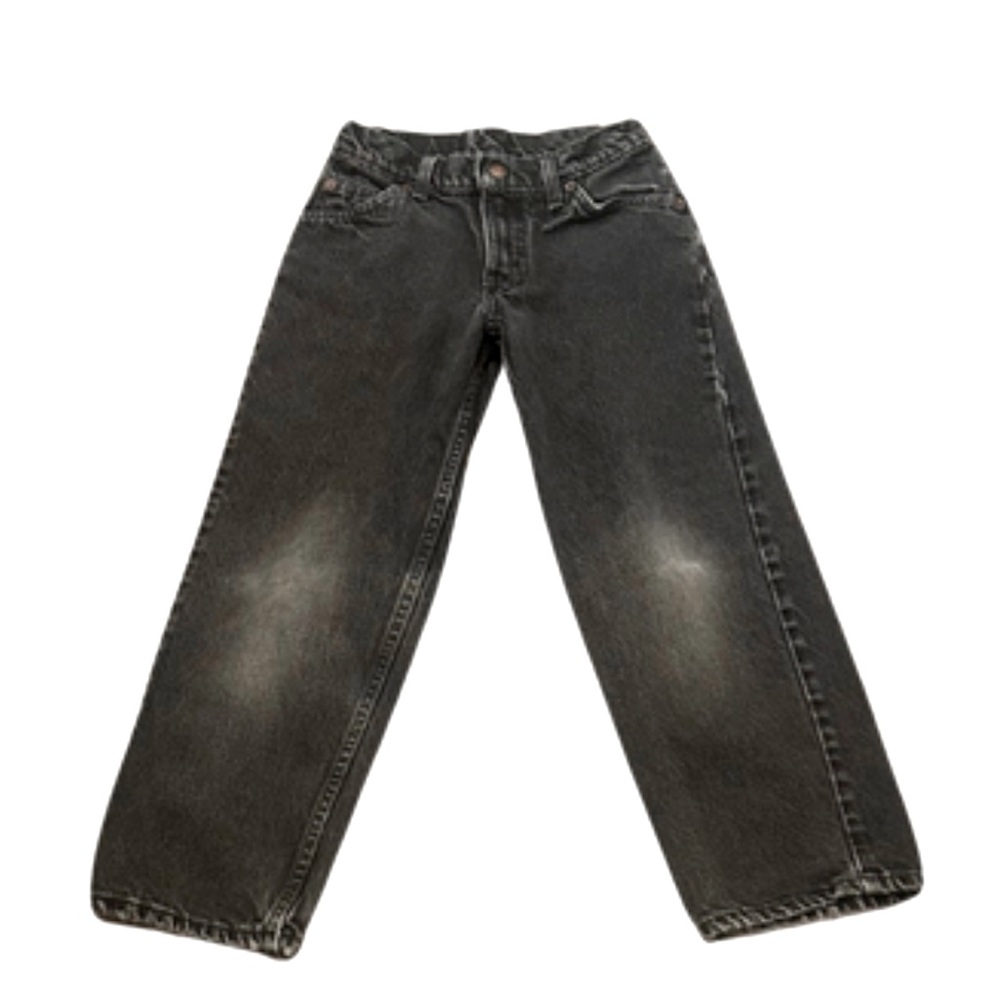 Vintage Levi’s Kids Orange Tab 560 Jeans | Black | Size 9 (Youth)